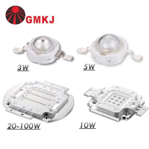 Chip led công suất cao 3w 660nm cho ánh sáng tăng trưởng của thực vật